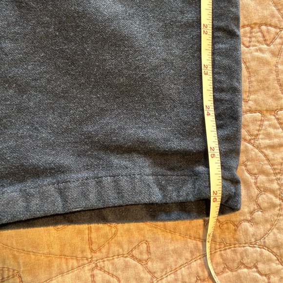 Navy Denim & Co. Regular Soft Stretch Velvet Straight Leg Pant - Picture 7 of 9